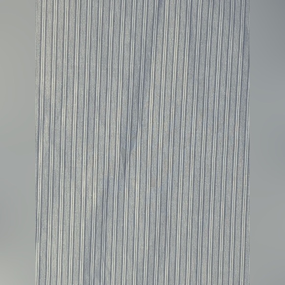 Label Of Graded Goods H&M Blue Striped Embroidered Top Blouse Women’s Size 8 - Picture 7 of 9